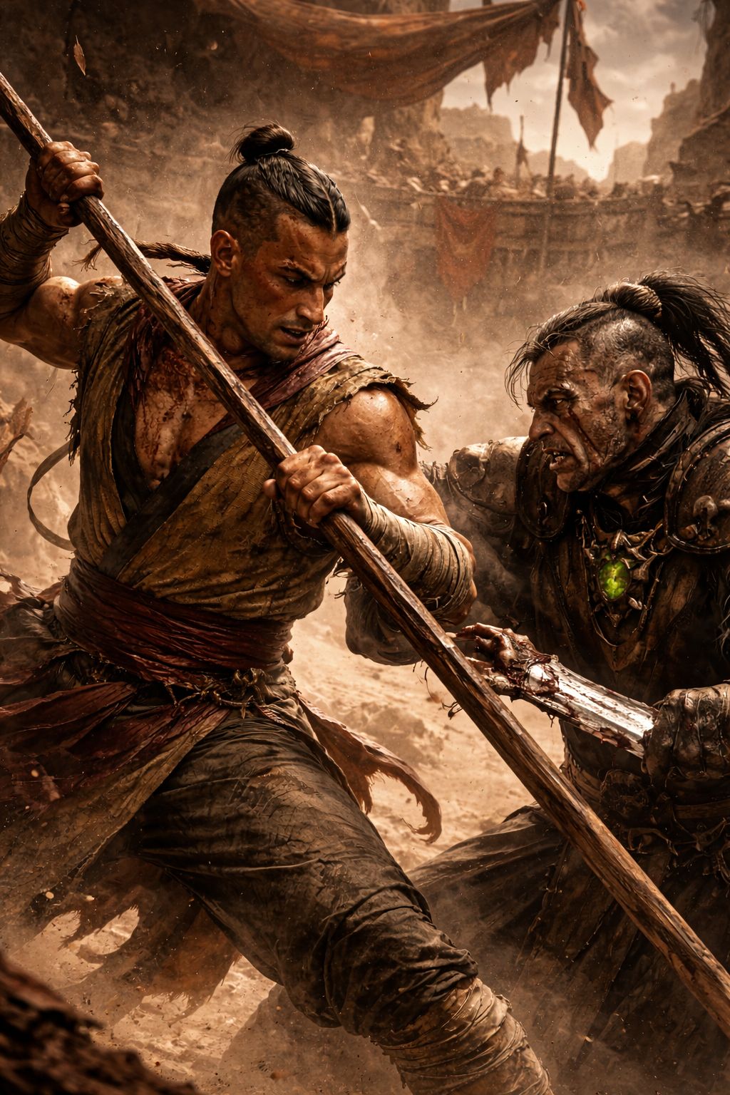 Saar Keth em combate